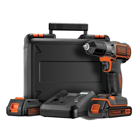 Black & Decker ASD18KB-QW wiertło Czarny, Pomarańczowy Black & Decker ASD18KB-QW wiertło Czarny, Pomarańczowy