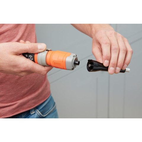 Black & Decker BCF603C-QW wkrętak zasilany/zakrętark udarowy 180 RPM Czarny, Pomarańczowy Black & Decker BCF603C-QW wkrętak zasilany/zakrętark udarowy 180 RPM Czarny, Pomarańczowy