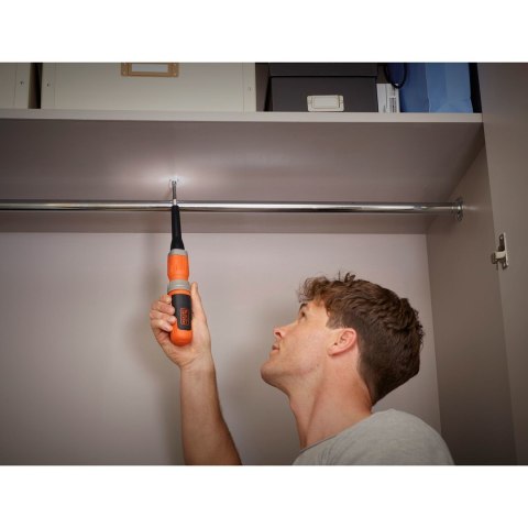Black & Decker BCF603C-QW wkrętak zasilany/zakrętark udarowy 180 RPM Czarny, Pomarańczowy Black & Decker BCF603C-QW wkrętak zasilany/zakrętark udarowy 180 RPM Czarny, Pomarańczowy