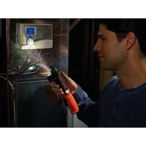 Black & Decker BDCSFL20C-QW Czarny, Pomarańczowy Black & Decker BDCSFL20C-QW Czarny, Pomarańczowy