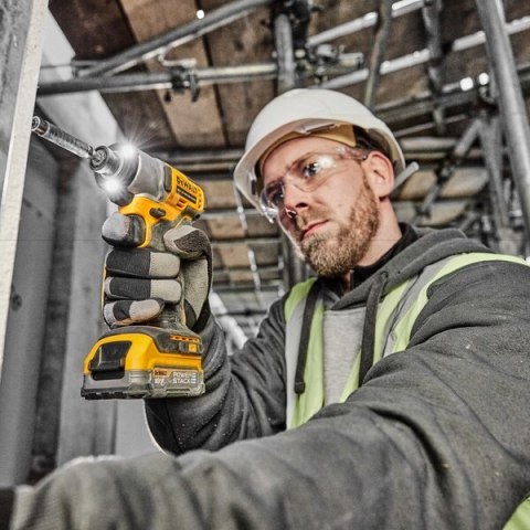 DeWALT DCF840NT-XJ wkrętak zasilany/zakrętark udarowy Czarny, Żółty