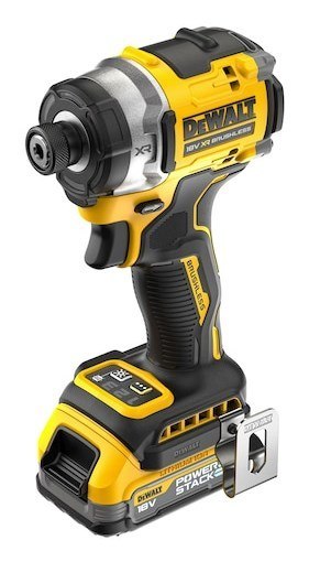 DeWALT DCF860E2T-QW wkrętak zasilany/zakrętark udarowy 3800 RPM Czarny, Żółty