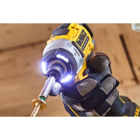 DeWALT DCF860E2T-QW wkrętak zasilany/zakrętark udarowy 3800 RPM Czarny, Żółty