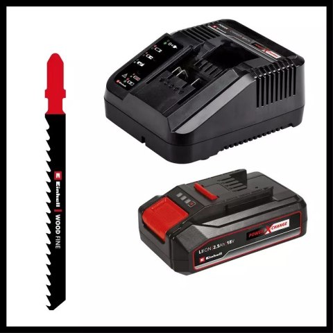 Einhell TC-JS 18/70 Li 1x2.5Ah Power X-Change Akku-Stichsäge 4321280 18 V 2.5 Ah Anzahl wyrzynarka elektryczna Einhell TC-JS 18/70 Li 1x2.5Ah Power X-Change Akku-Stichsäge 4321280 18 V 2.5 Ah Anzahl wyrzynarka elektryczna