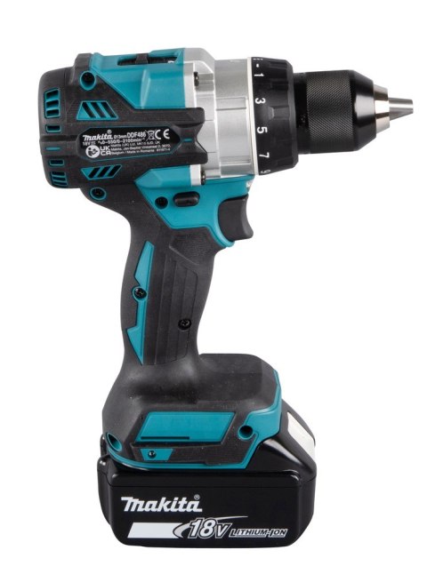 Makita DDF486RTJ wiertło 2100 RPM 2,6 kg Czarny, Niebieski Makita DDF486RTJ wiertło 2100 RPM 2,6 kg Czarny, Niebieski