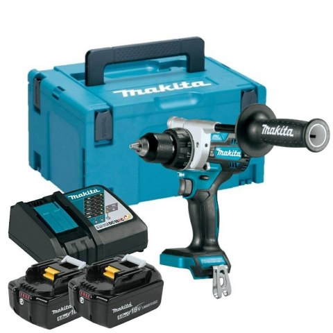 Makita DDF486RTJ wiertło 2100 RPM 2,6 kg Czarny, Niebieski Makita DDF486RTJ wiertło 2100 RPM 2,6 kg Czarny, Niebieski