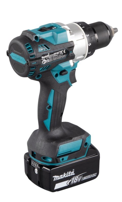Makita DDF486RTJ wiertło 2100 RPM 2,6 kg Czarny, Niebieski Makita DDF486RTJ wiertło 2100 RPM 2,6 kg Czarny, Niebieski