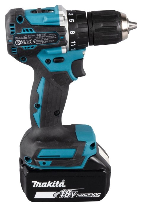 Makita DDF487RAJ wkrętak zasilany/zakrętark udarowy 1700 RPM Czarny, Zielony Makita DDF487RAJ wkrętak zasilany/zakrętark udarowy 1700 RPM Czarny, Zielony