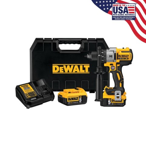 Wiertarko-wkrętarka akumulatorowa DeWalt DCD991P2-QW Li-lon 18V/5,0Ah