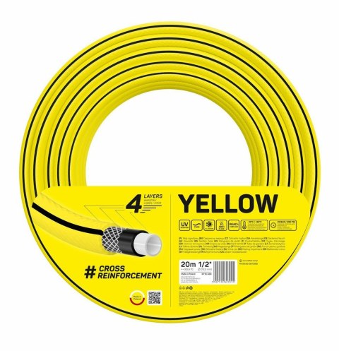 C.WĄŻ OGR. YELLOW 3/4" 30m
