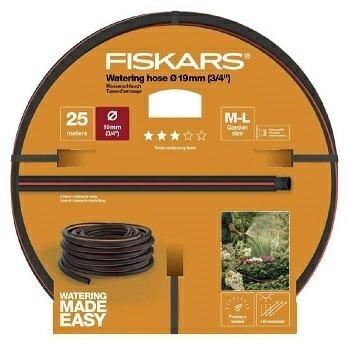 Fiskars 1027100 wąż ogrodowy 25 m Nad ziemią Czarny, Pomarańczowy Fiskars 1027100 wąż ogrodowy 25 m Nad ziemią Czarny, Pomarańczowy