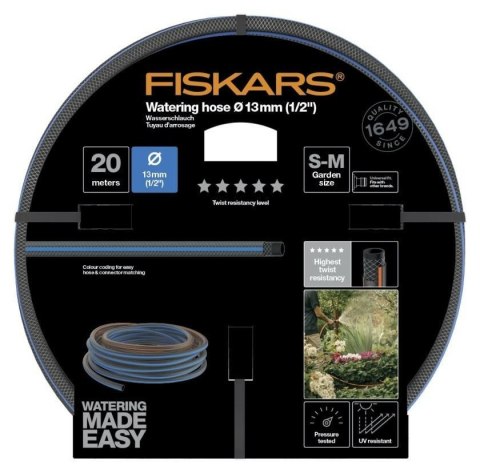 Fiskars 1027107 wąż ogrodowy 20 m Nad ziemią Niebieski, Szary Fiskars 1027107 wąż ogrodowy 20 m Nad ziemią Niebieski, Szary