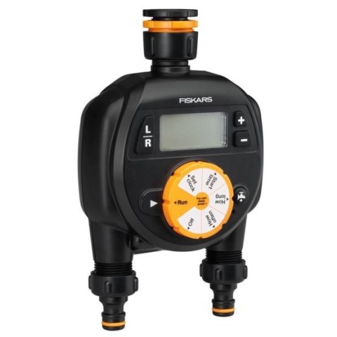 Fiskars 1054792 Czarny Elektroniczny regulator nawadniania Fiskars 1054792 Czarny Elektroniczny regulator nawadniania
