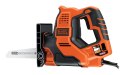 Black & Decker RS890K-QS piła szablasta 2700 spm 500 W Czarny, Pomarańczowy