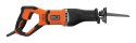 Black&Decker BES301-QS piła szablasta 2800spm 750W (1798340) Czarny, Pomarańczowy
