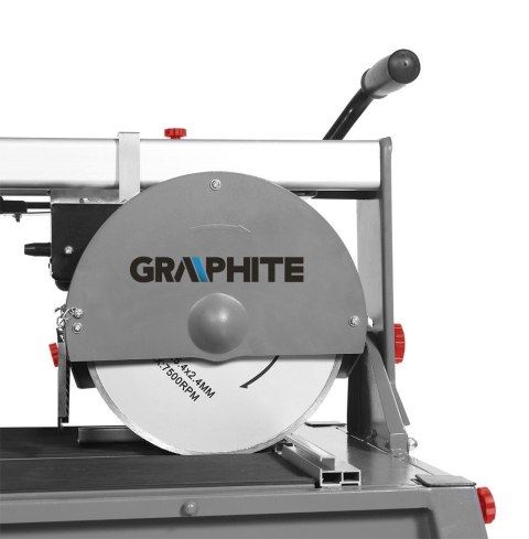 Przecinarka do glazury 1500W Graphite 250x25, rozmiar stołu 1230x460, zakres cięcia 1200mm Przecinarka do glazury 1500W Graphite 250x25, rozmiar stołu 1230x460, zakres cięcia 1200mm