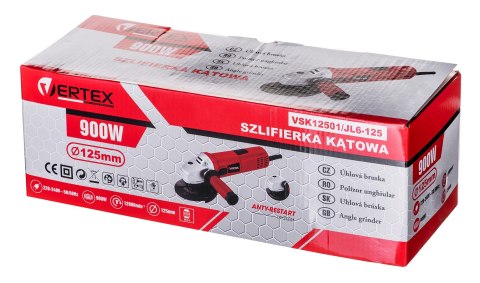 SZLIFIERKA KĄTOWA VERTEX VSK12501 900W SZLIFIERKA KĄTOWA VERTEX VSK12501 900W
