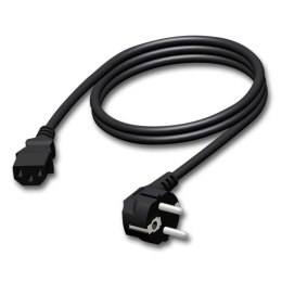 Adam hall CAB 490 3 Czarny 3 m Wtyczka zasilająca typu E IEC 320