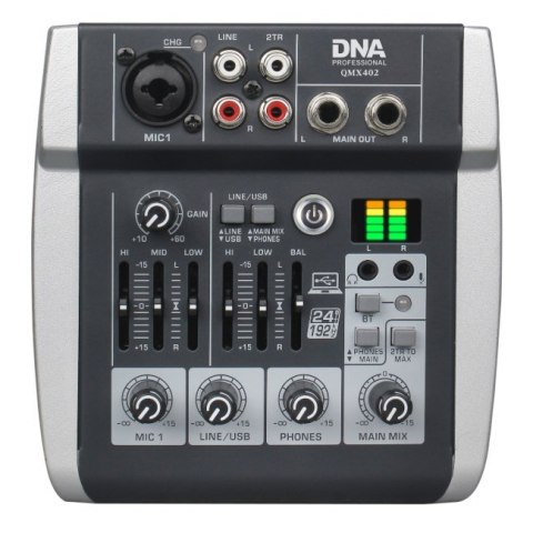 Analogowy mikser dźwięku DNA QMX402 3 kanały Analogowy mikser dźwięku DNA QMX402 3 kanały