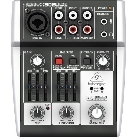 Behringer 302USB - Mikser audio Behringer 302USB - Mikser audio
