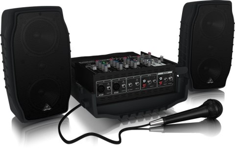 Behringer PPA200 system PA System nagłośnieniowy wolnostojący (PA) 200 W Czarny Behringer PPA200 system PA System nagłośnieniowy wolnostojący (PA) 200 W Czarny