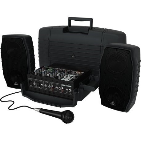 Behringer PPA200 system PA System nagłośnieniowy wolnostojący (PA) 200 W Czarny Behringer PPA200 system PA System nagłośnieniowy wolnostojący (PA) 200 W Czarny