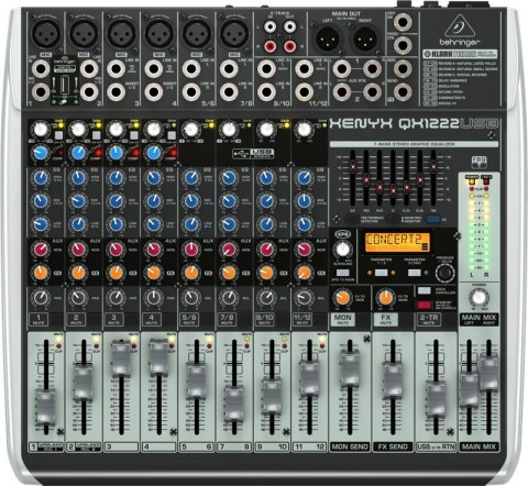 Behringer QX1222USB mikser audio 16 kan. Behringer QX1222USB mikser audio 16 kan.