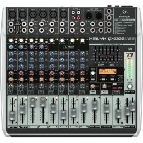 Behringer QX1222USB mikser audio 16 kan. Behringer QX1222USB mikser audio 16 kan.