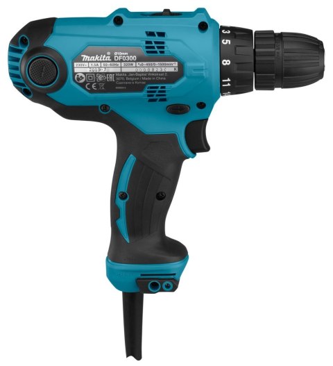 Makita DF0300 wiertło 1500 RPM Zamek centralny 1,2 kg Czarny, Niebieski Makita DF0300 wiertło 1500 RPM Zamek centralny 1,2 kg Czarny, Niebieski