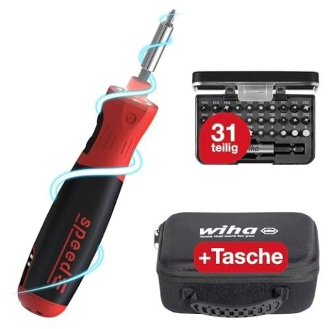 WIHA Wkrętak elektryczny 1/4" speed PocketDrive 31 bitów WIHA Wkrętak elektryczny 1/4" speed PocketDrive 31 bitów