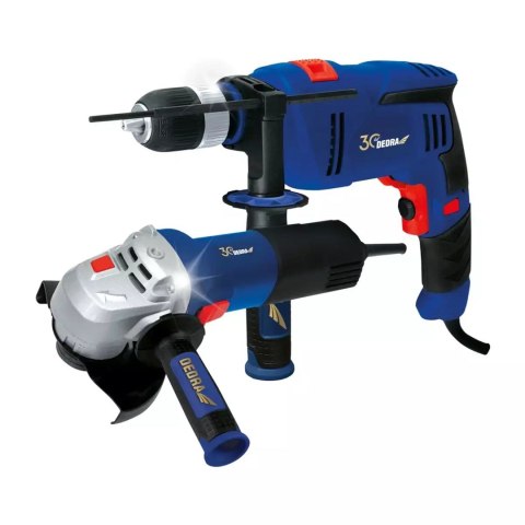 Zestaw narzędzi Wiertarka 900W+Szlifierka kątowa 125mm 950W Zestaw narzędzi Wiertarka 900W+Szlifierka kątowa 125mm 950W