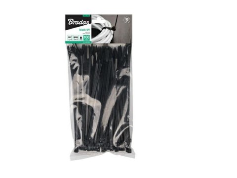 Bradas TS1188550B opaska kablowa Czarny 100 szt. Bradas TS1188550B opaska kablowa Czarny 100 szt.