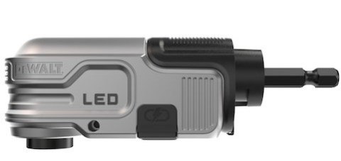 DEWALT przystawka kątowa HEX z oświetleniem LED