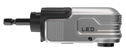 DEWALT przystawka kątowa HEX z oświetleniem LED