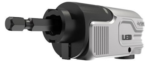 DEWALT przystawka kątowa HEX z oświetleniem LED