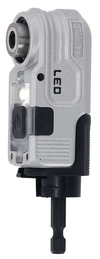 DEWALT przystawka kątowa HEX z oświetleniem LED