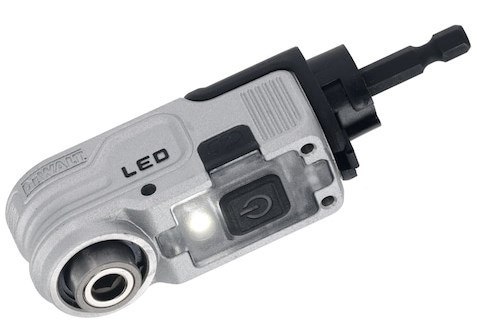 DEWALT przystawka kątowa HEX z oświetleniem LED