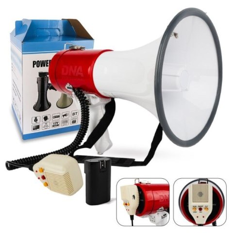 DNA MEGA2 megafon wzmacniacz głosu syrena USB BT DNA MEGA2 megafon wzmacniacz głosu syrena USB BT
