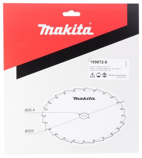 Makita 199872-9 akcesorium do przycinarek / trymerów Ostrze noża do kosiarki Makita 199872-9 akcesorium do przycinarek / trymerów Ostrze noża do kosiarki