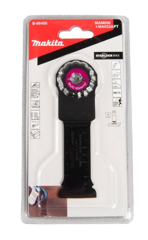 Makita B-66450 wielofunkcyjna końcówka do narzędzi Makita B-66450 wielofunkcyjna końcówka do narzędzi