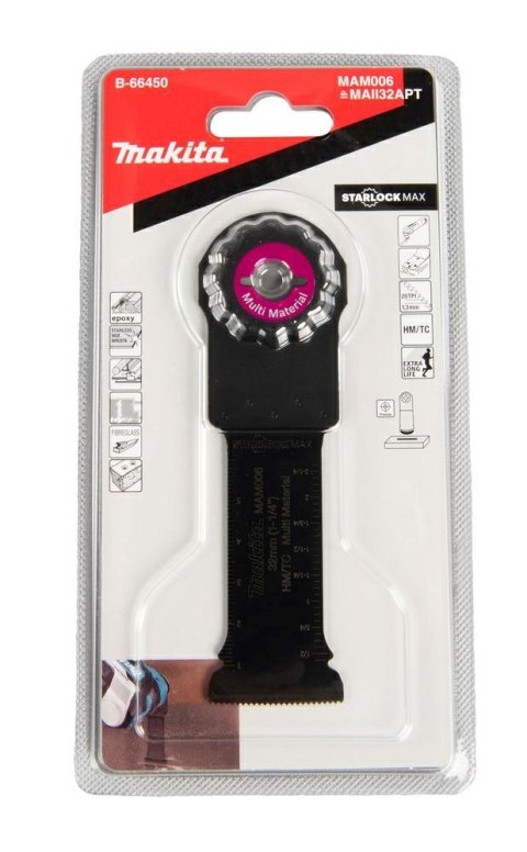 Makita B-66450 wielofunkcyjna końcówka do narzędzi Makita B-66450 wielofunkcyjna końcówka do narzędzi