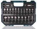 Makita frezy uniwersalne 8mm zestaw 22sztuk