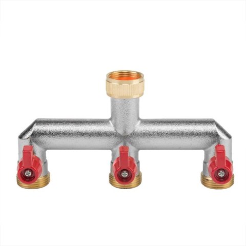 ROZDZIELACZ 3-DROŻNY GZ 3/4" MOSIĄDZ ROZDZIELACZ 3-DROŻNY GZ 3/4" MOSIĄDZ