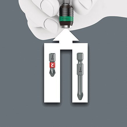 Zestaw bitów 29 sztuk z uchwytem Rapidaptor Bit-check+1un Zestaw bitów 29 sztuk z uchwytem Rapidaptor Bit-check+1un
