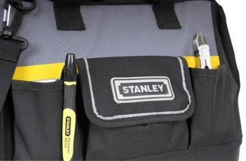 Pudełko na narzędzia Stanley 1-96-183 Nylon, Plastik Czarny, Szary Pudełko na narzędzia Stanley 1-96-183 Nylon, Plastik Czarny, Szary