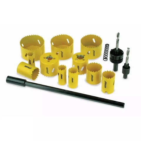 Zestaw otwornic bi-metalowych 15 sztuk w komplecie Zestaw otwornic bi-metalowych 15 sztuk w komplecie