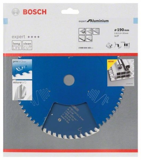 Bosch 2 608 644 102 ostrze do piły tarczowej 19 cm 1 szt. Bosch 2 608 644 102 ostrze do piły tarczowej 19 cm 1 szt.