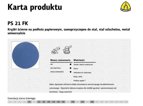 K.KRĄŻEK 150 PS21FK 50szt. 40 K.KRĄŻEK 150 PS21FK 50szt. 40