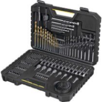 Komplet wierteł w mocnej kasecie 100szt. STANLEY Komplet wierteł w mocnej kasecie 100szt. STANLEY