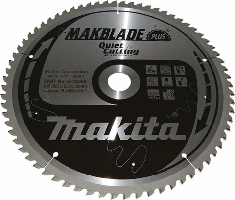 MAKITA PIŁA TARCZOWA 305x30x70z MAKBLADE PLUS DREWNO MAKITA PIŁA TARCZOWA 305x30x70z MAKBLADE PLUS DREWNO